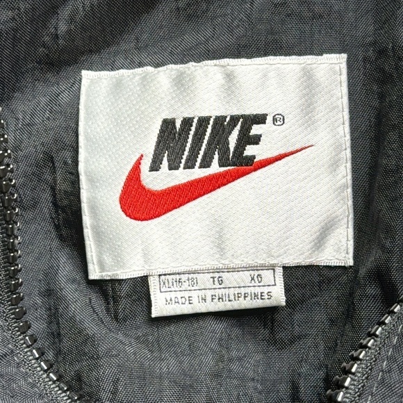 Vintage Nike Center Swoosh Half Zip Black Jacket Size XL - Picture 7 of 14